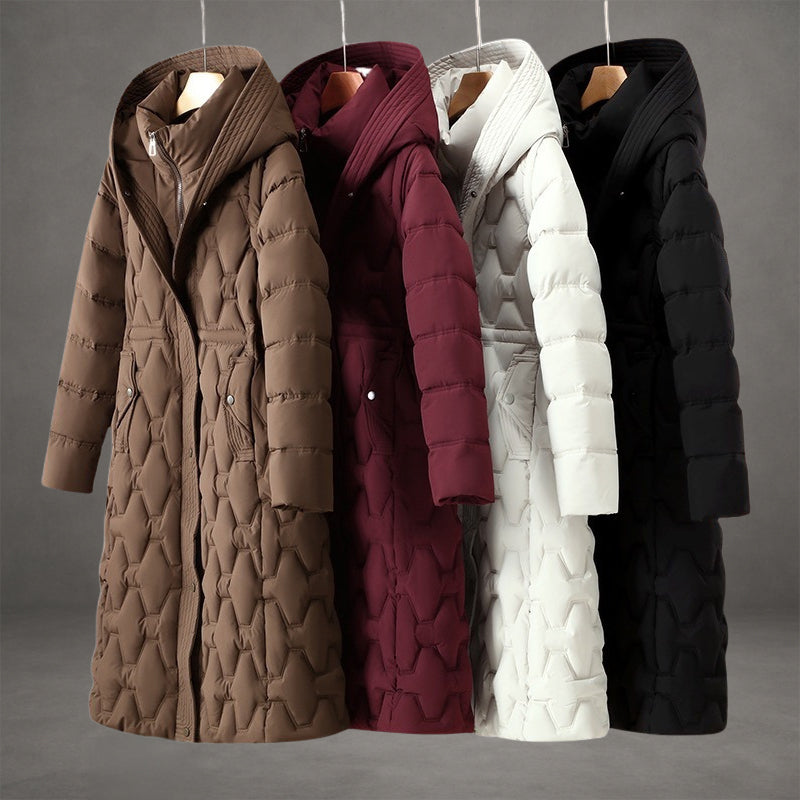 Philomena below the knee quilted winter coat – image 9