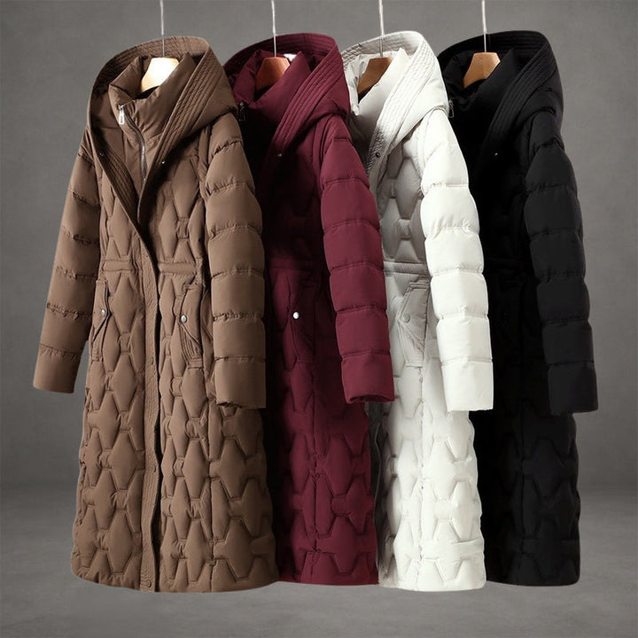 Philomena below the knee quilted winter coat – image 9