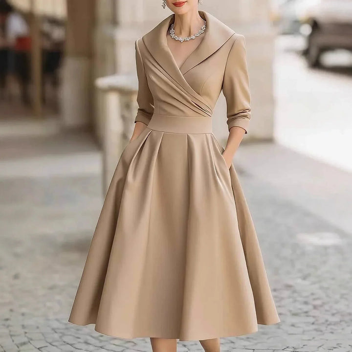 Elin belted midi dress – image 9