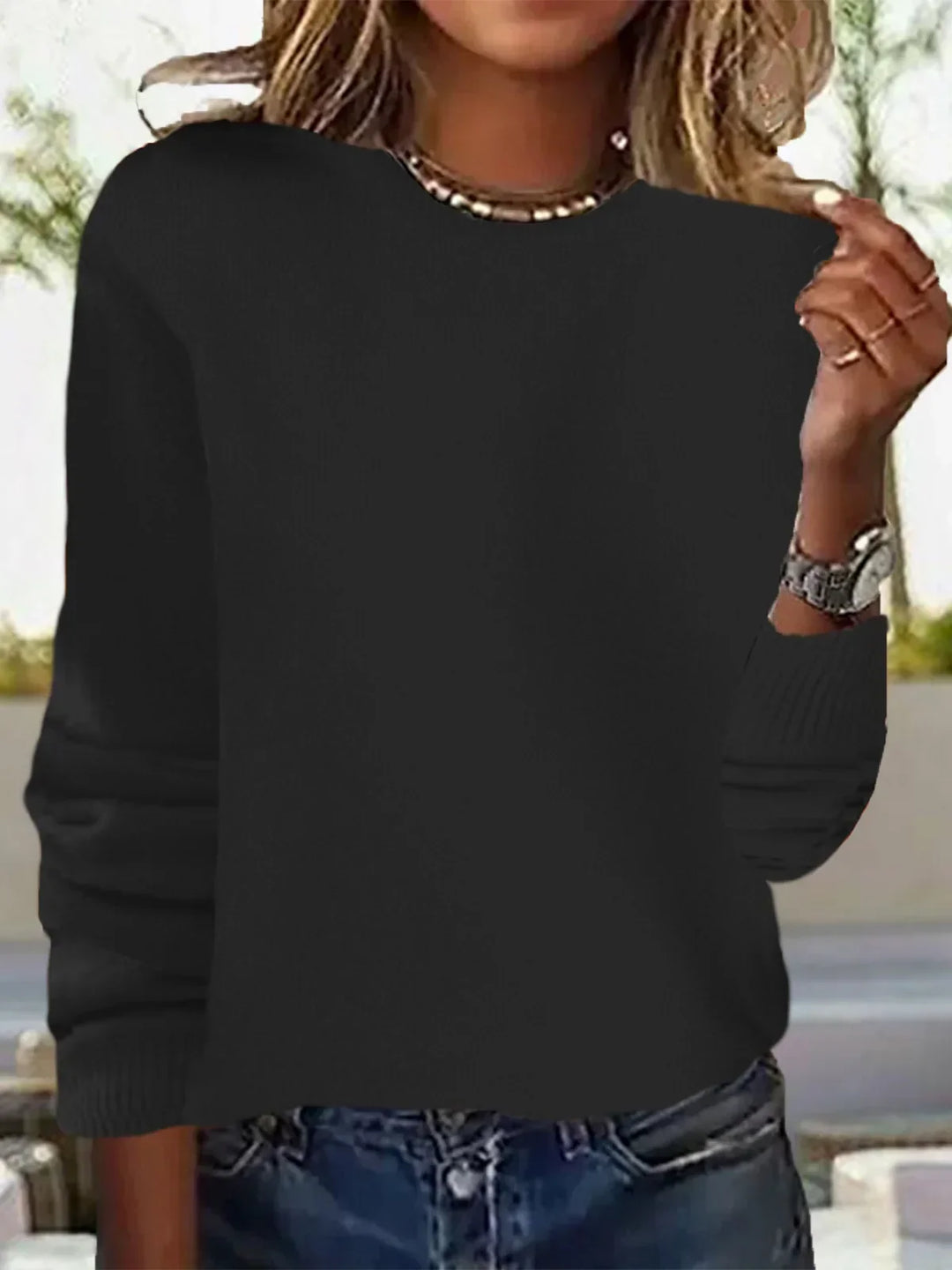 Keziah fine knit jumper – image 27