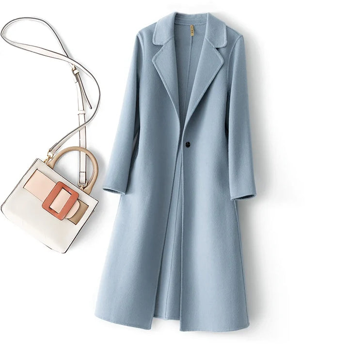 Theodora reversible pure wool coat – image 9