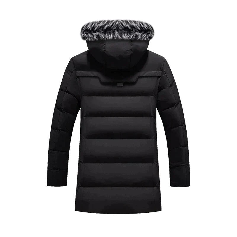 Faye fleece lined hooded parka coat