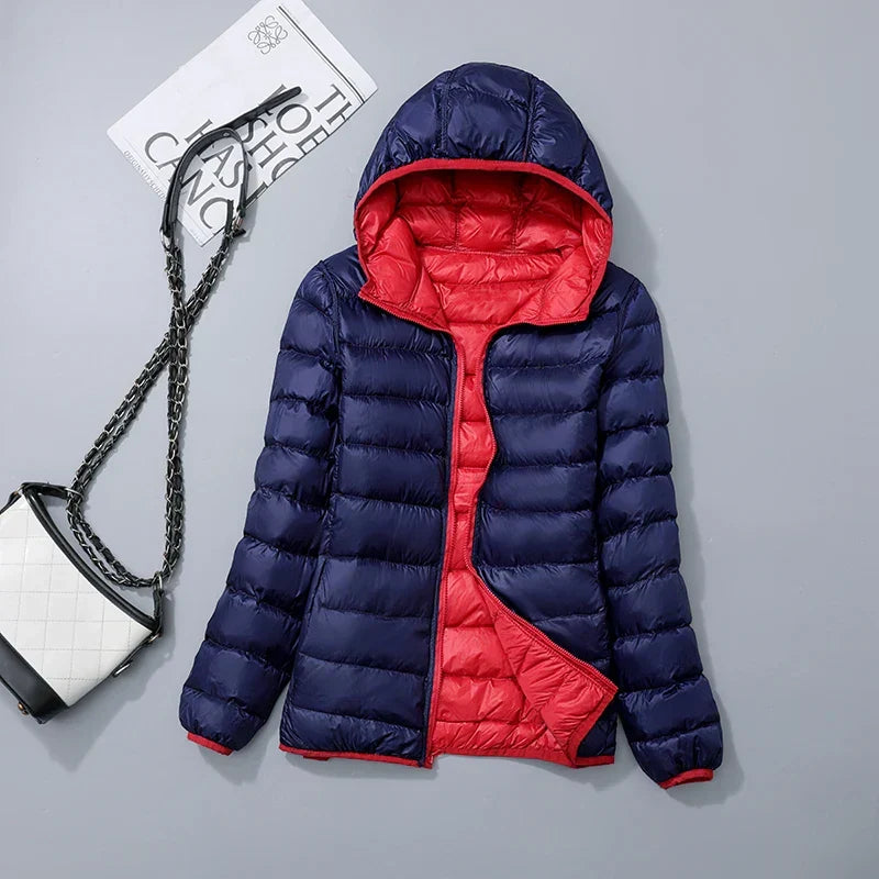 Lettie reversible quilted puffer jacket