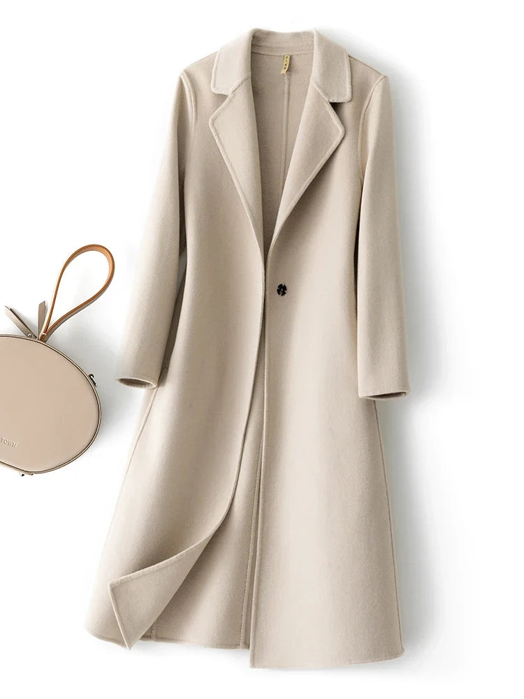 Theodora reversible pure wool coat – image 4