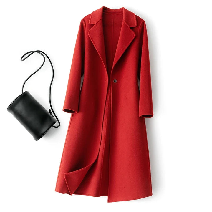 Theodora reversible pure wool coat – image 11
