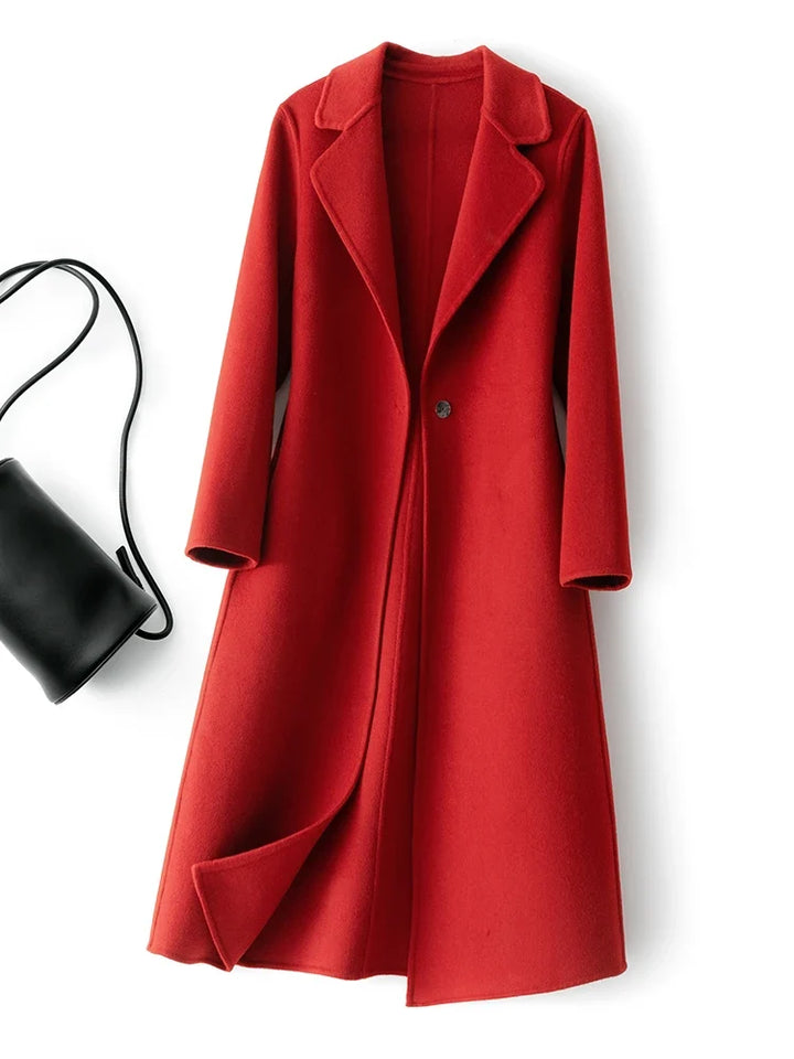 Theodora reversible pure wool coat – image 3