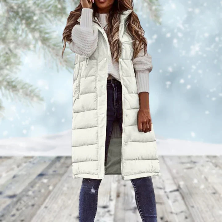 Minerva longline sleeveless coat – image 6