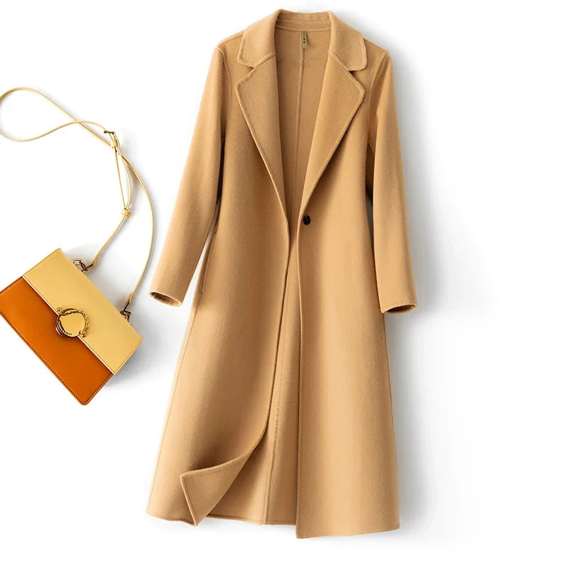 Theodora reversible pure wool coat – image 12