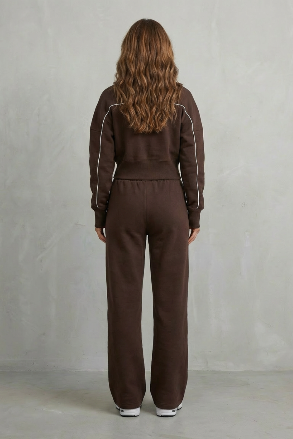 Annis zip up cardigan and wide leg trouser set – image 4