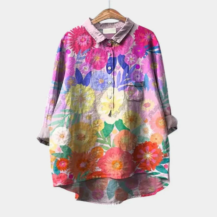 Florence relaxed printed blouse – image 11