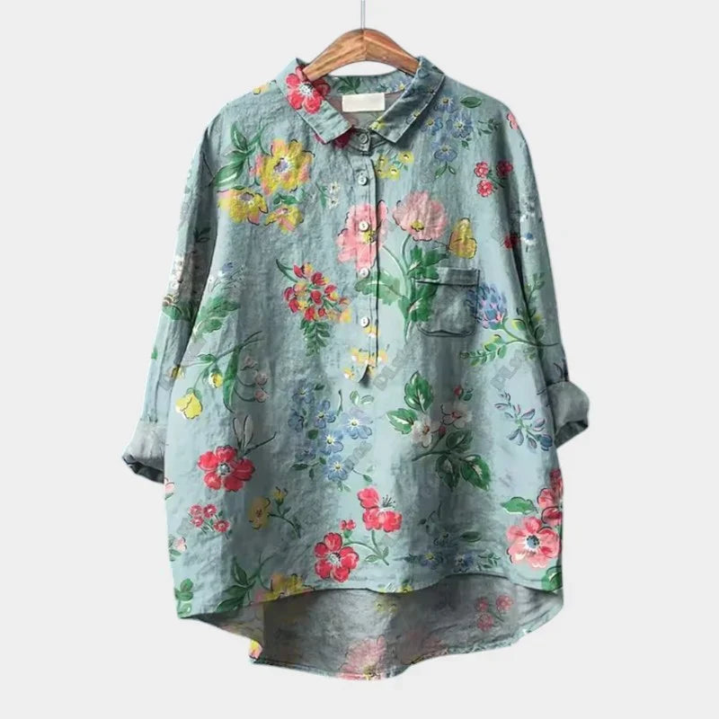 Florence relaxed printed blouse – image 8
