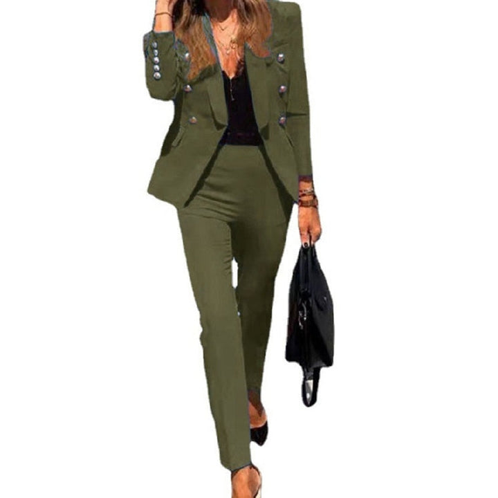 Adela blazer and slim leg trouser suit – image 5