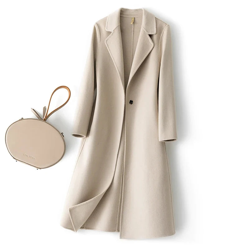 Theodora reversible pure wool coat – image 7