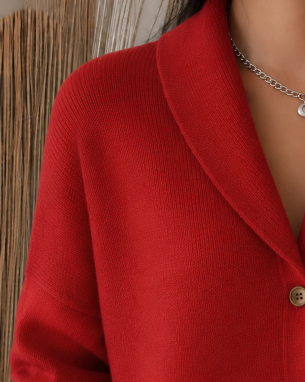 Juniper button collar cardigan sweater – image 4