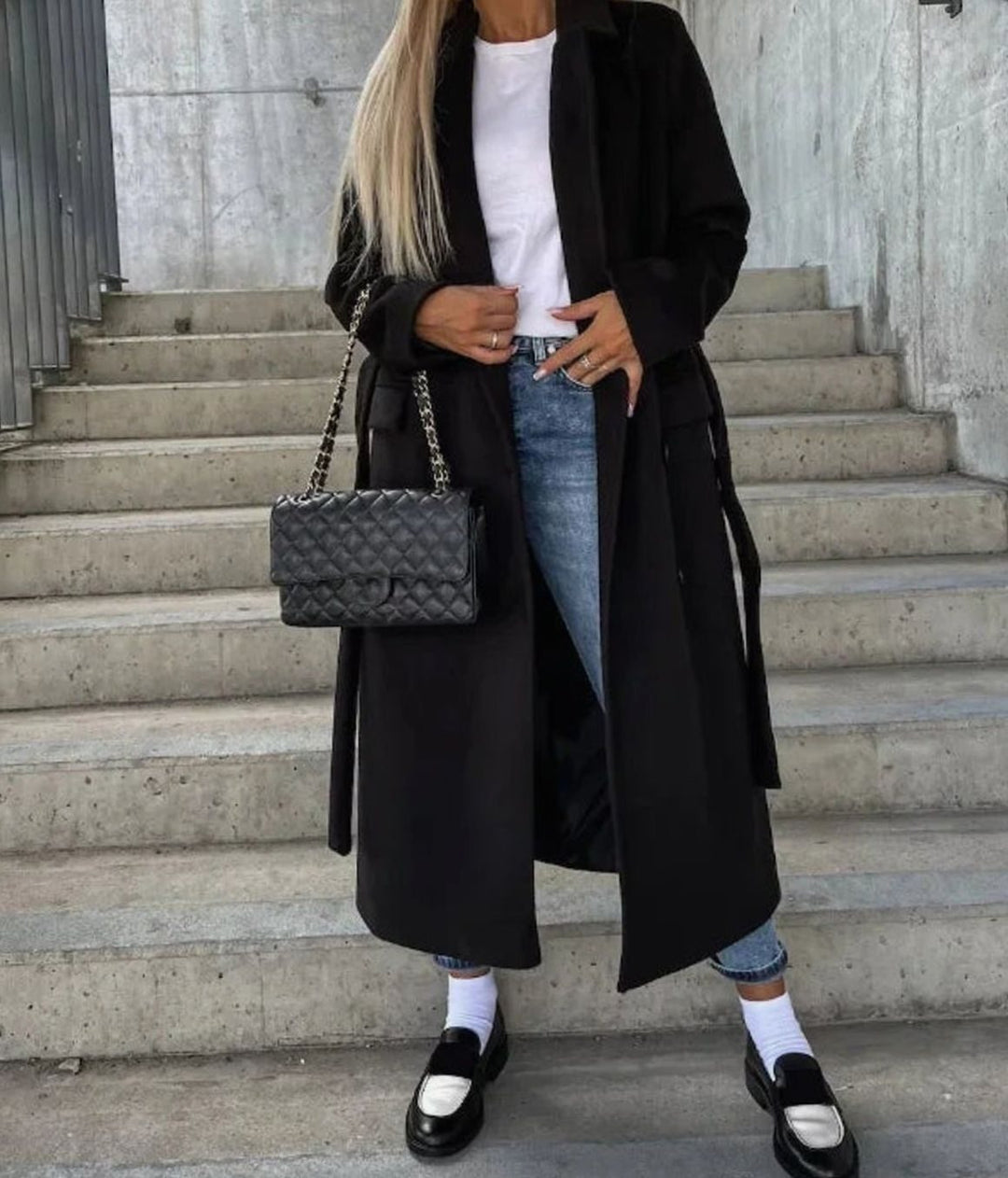 Cecily long double breasted wool coat – image 4