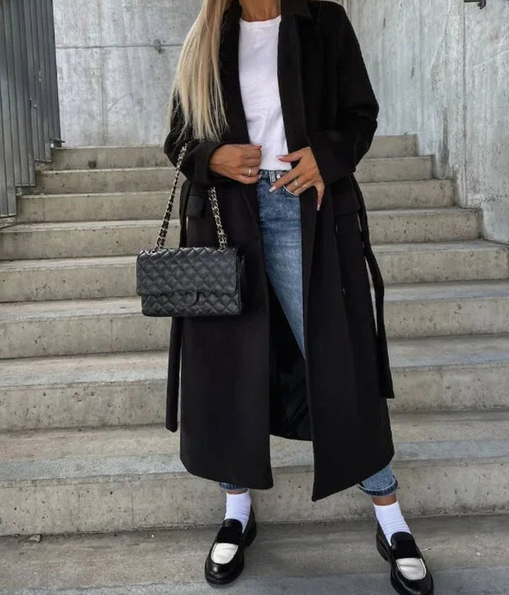 Cecily long double breasted wool coat – image 4