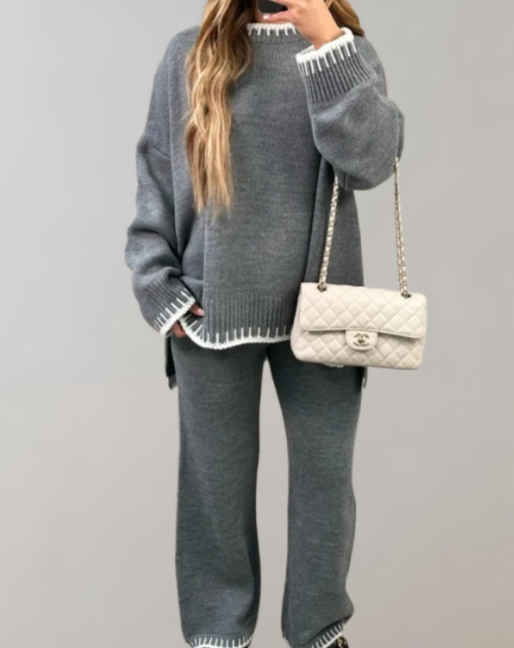 Ottavia oversized jumper and wide leg trouser set