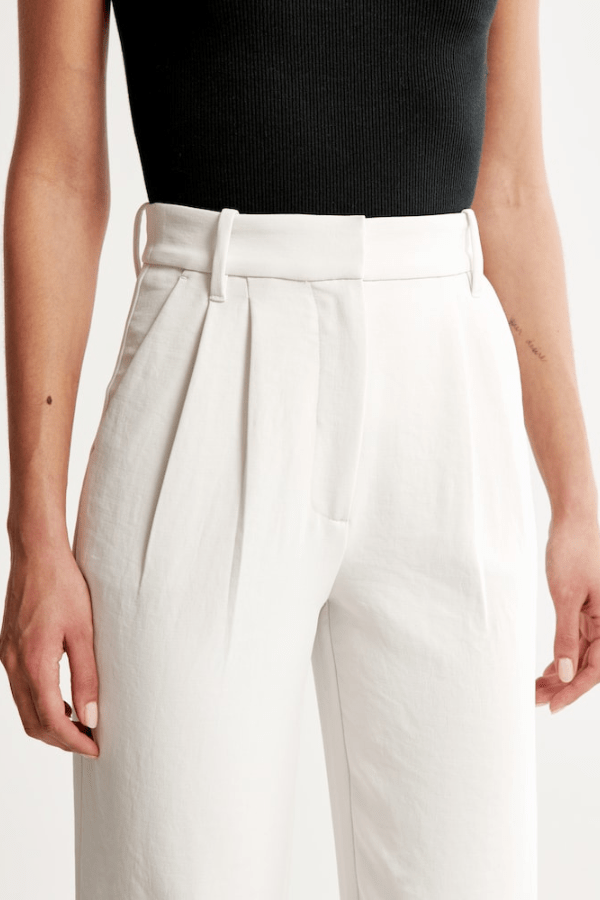 Ida sleek high waisted wide leg trousers – image 2