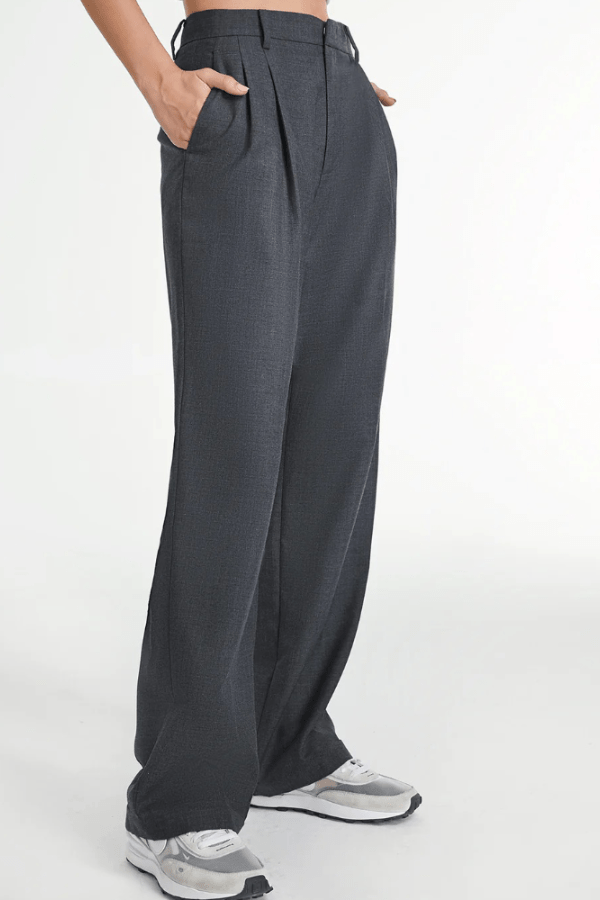 Ida sleek high waisted wide leg trousers – image 13