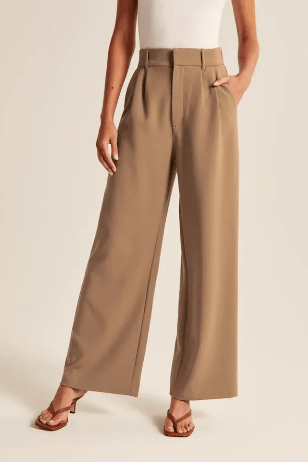 Ida sleek high waisted wide leg trousers – image 8