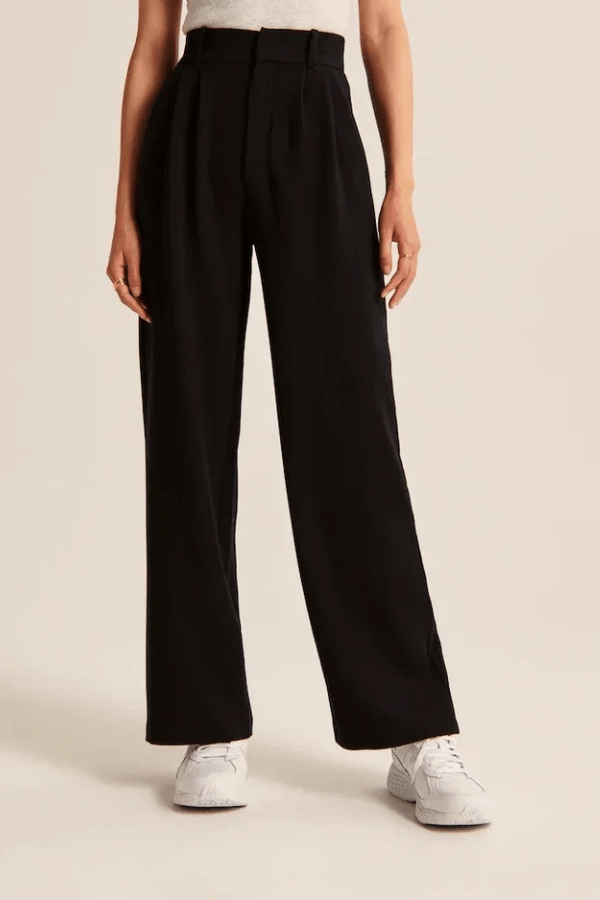 Ida sleek high waisted wide leg trousers – image 6