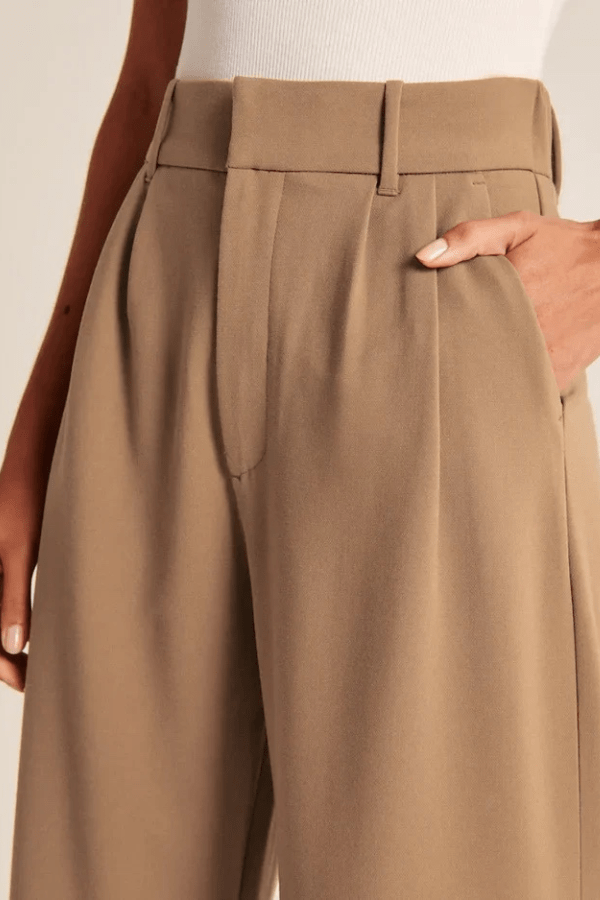 Ida sleek high waisted wide leg trousers – image 9