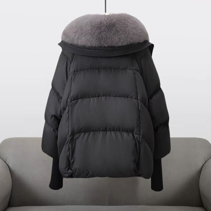 Hetty faux fur collar hooded puffer jacket – image 5
