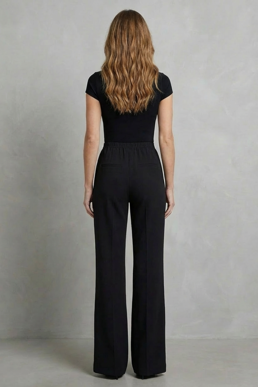 Bethia high waisted wide leg tailored trousers – image 4