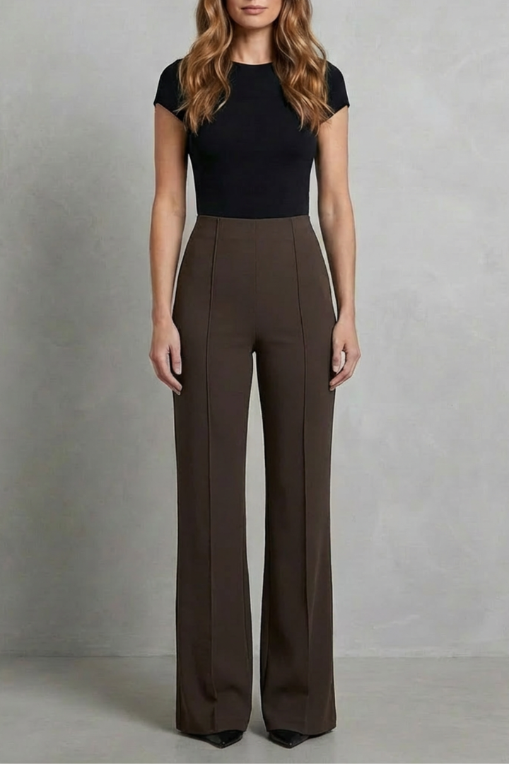 Bethia high waisted wide leg tailored trousers – image 7