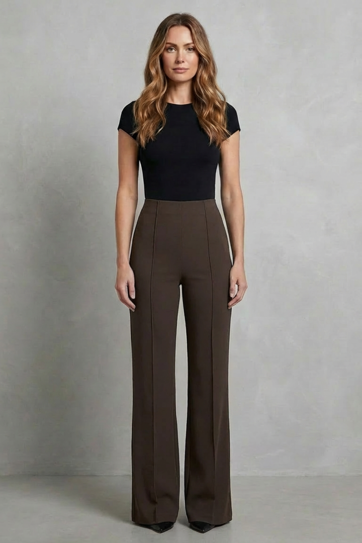 Bethia high waisted wide leg tailored trousers – image 8