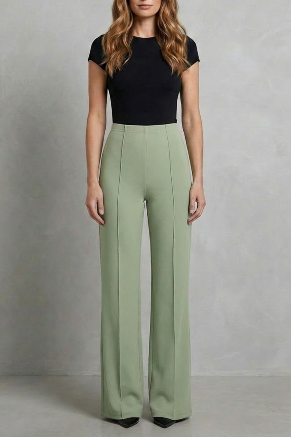 Bethia high waisted wide leg tailored trousers – image 9