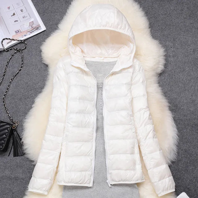 Nia packable hooded puffer coat – image 6