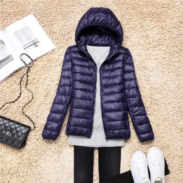 Nia packable hooded puffer coat – image 4