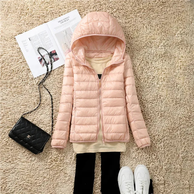 Nia packable hooded puffer coat – image 15