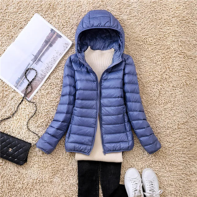 Nia packable hooded puffer coat – image 14