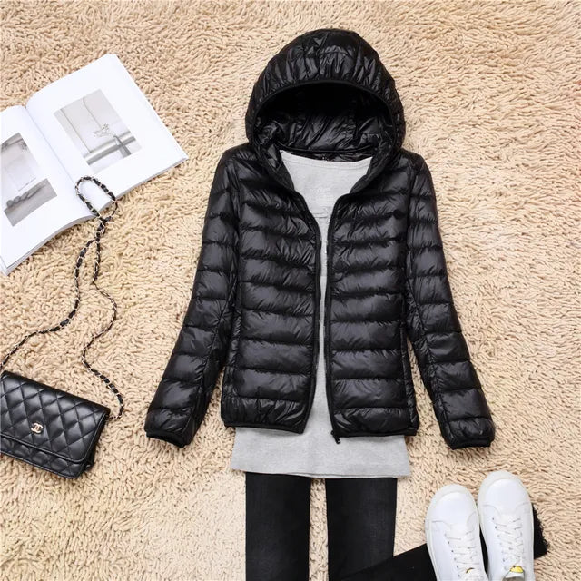 Nia packable hooded puffer coat – image 16