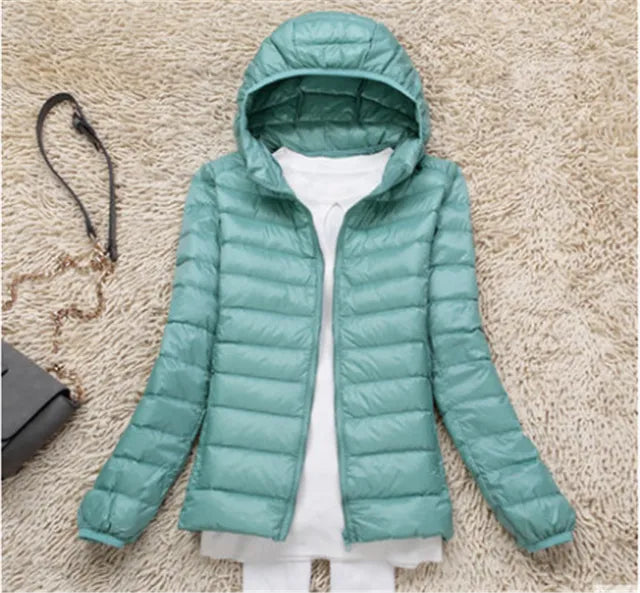 Nia packable hooded puffer coat – image 12