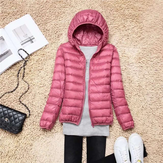 Nia packable hooded puffer coat – image 9
