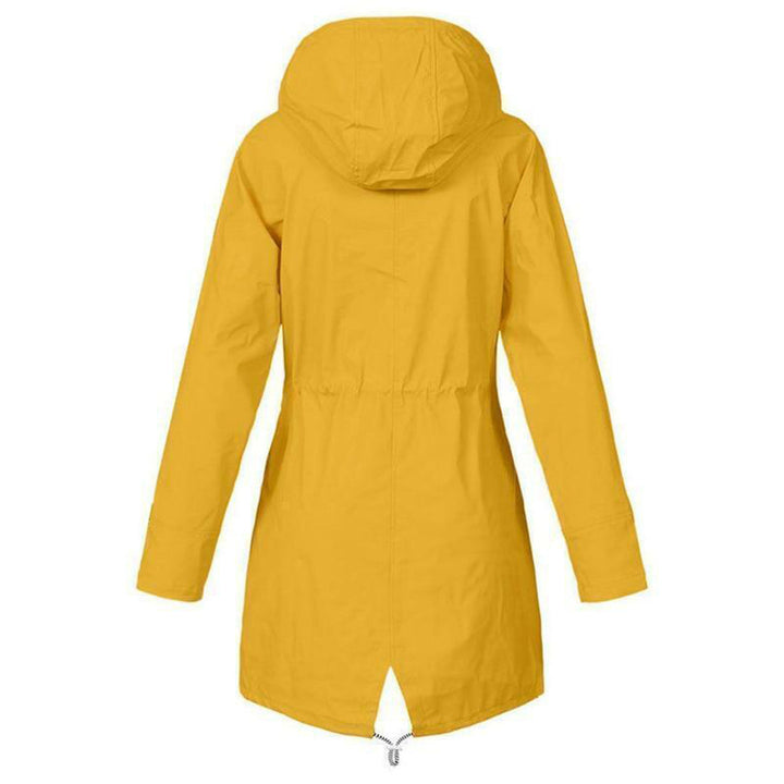 Saoirse long waterproof hooded raincoat – image 2