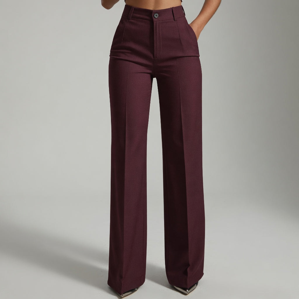 Nerys high waist straight leg trousers – image 4