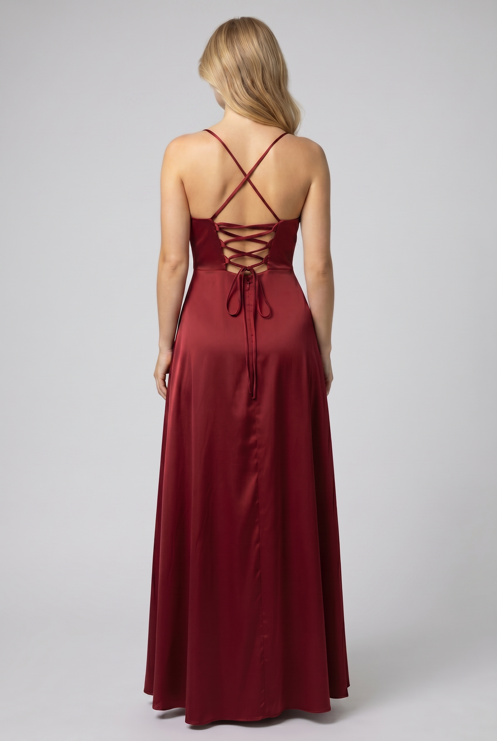 Winifred high slit maxi dress – image 2