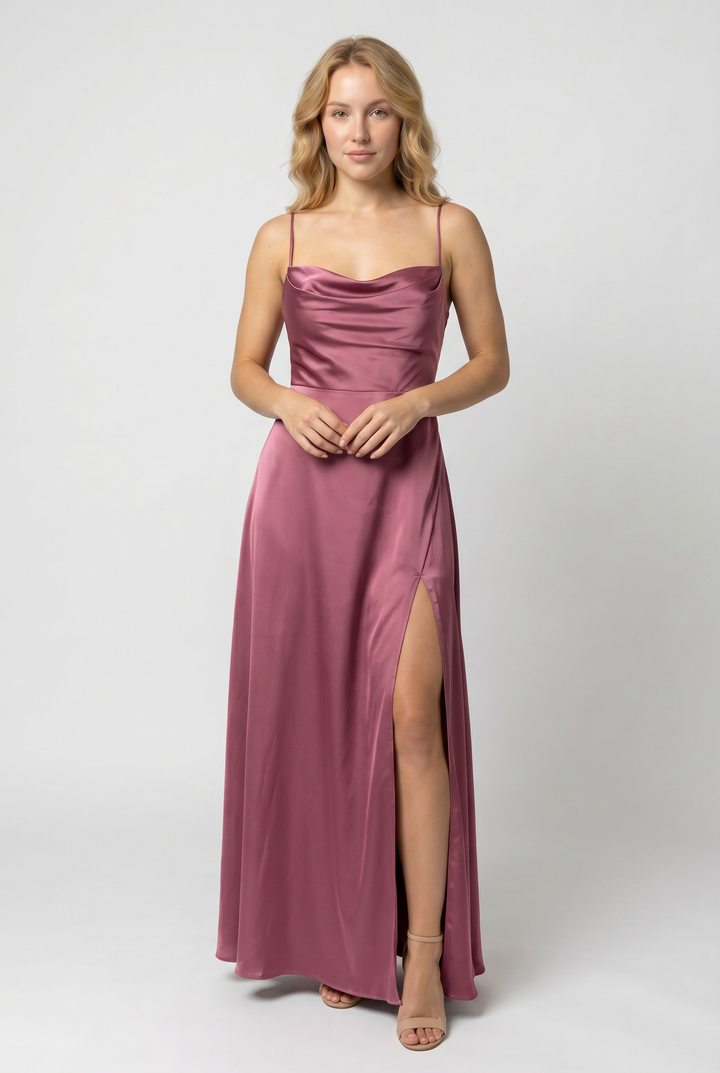 Winifred high slit maxi dress – image 8
