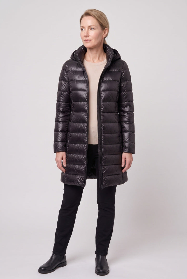 Tansy hooded longline puffer jacket – image 10