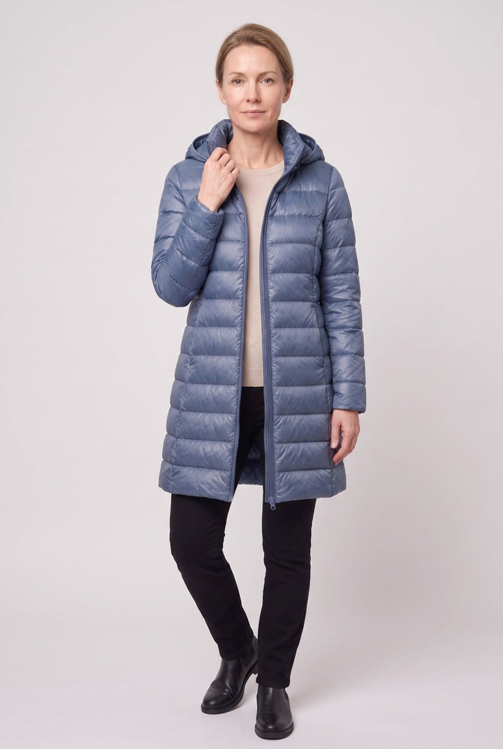 Tansy hooded longline puffer jacket – image 12