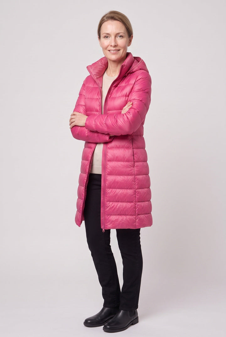 Tansy hooded longline puffer jacket – image 15