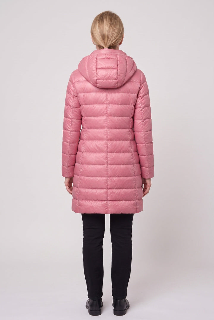 Tansy hooded longline puffer jacket – image 4