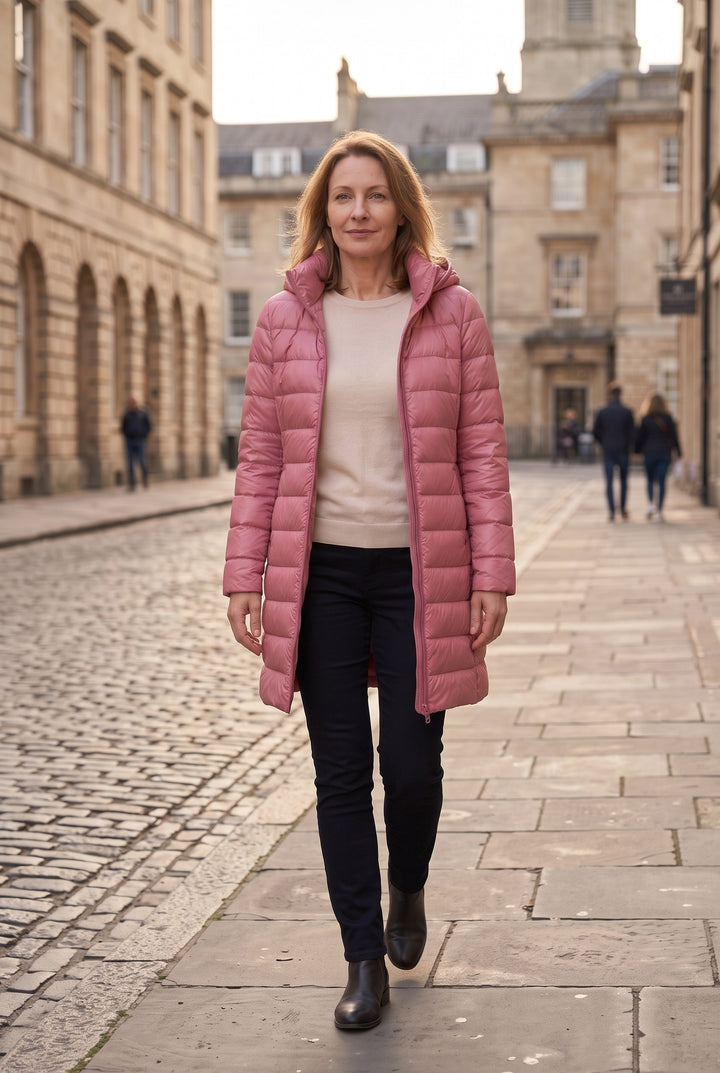 Tansy hooded longline puffer jacket – image 6
