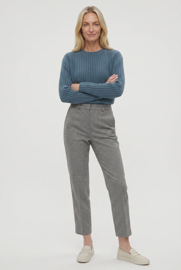 Berenice front crease straight leg trousers – image 6