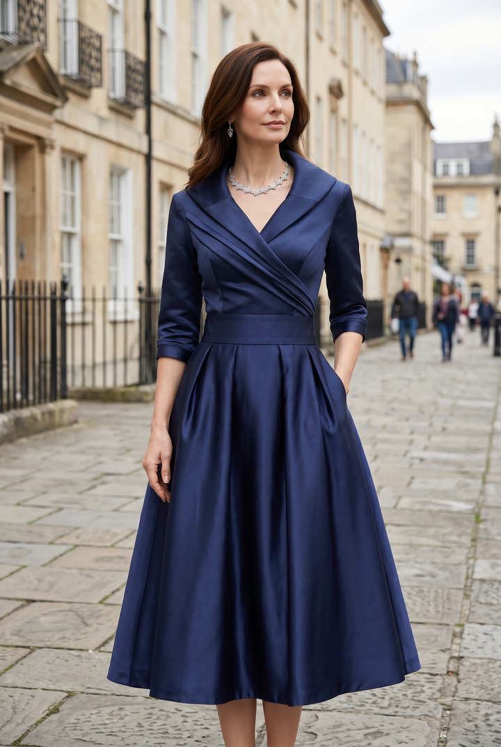 Edith wrap midi dress – image 4
