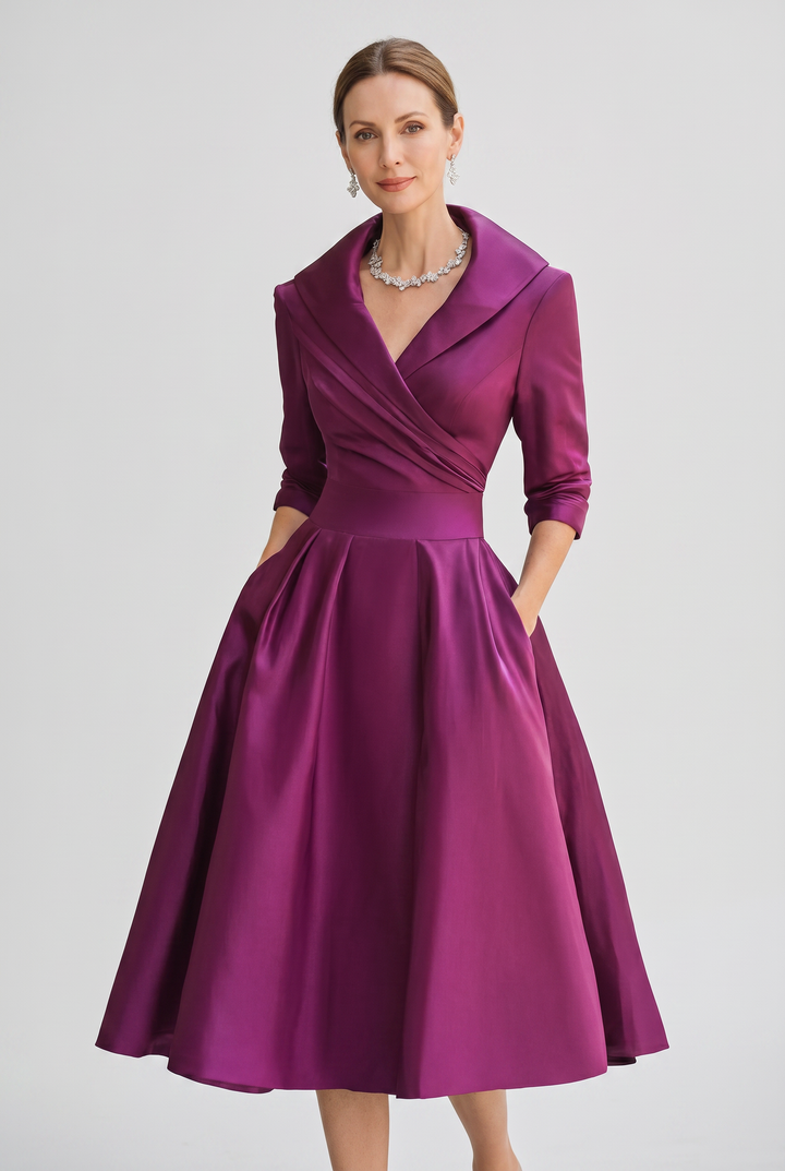 Edith wrap midi dress – image 7
